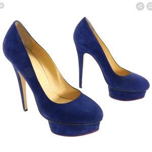 Charlotte Olympia Dolly Navy blue 37